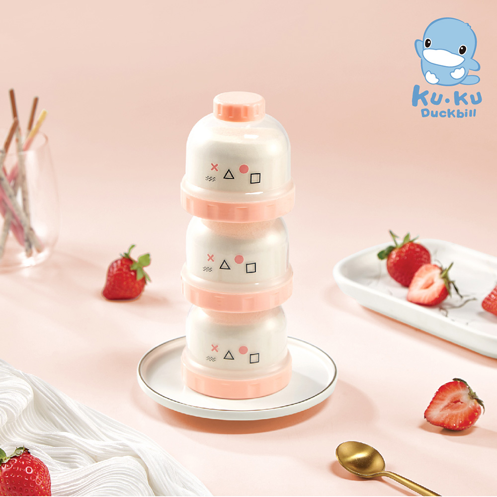 Hộp chia sữa 3 ngăn KU-Plus