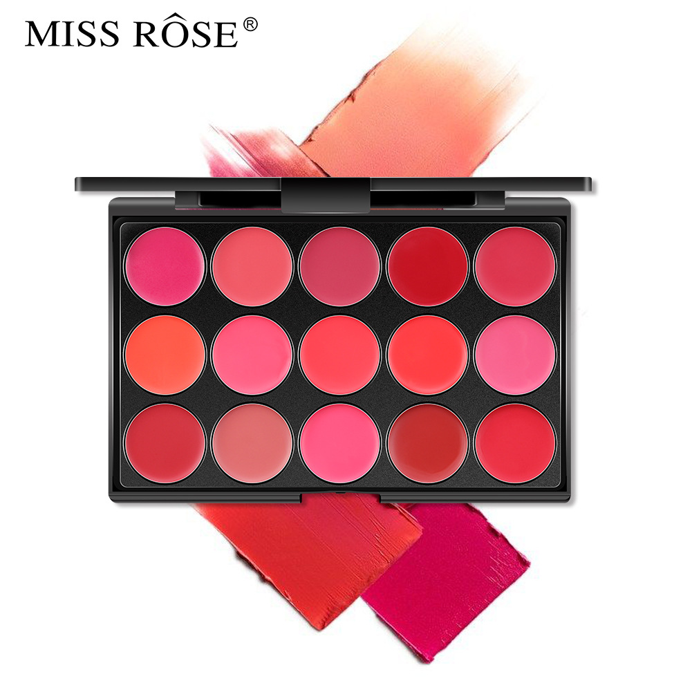 Bảng son lì 15 màu Miss Rose