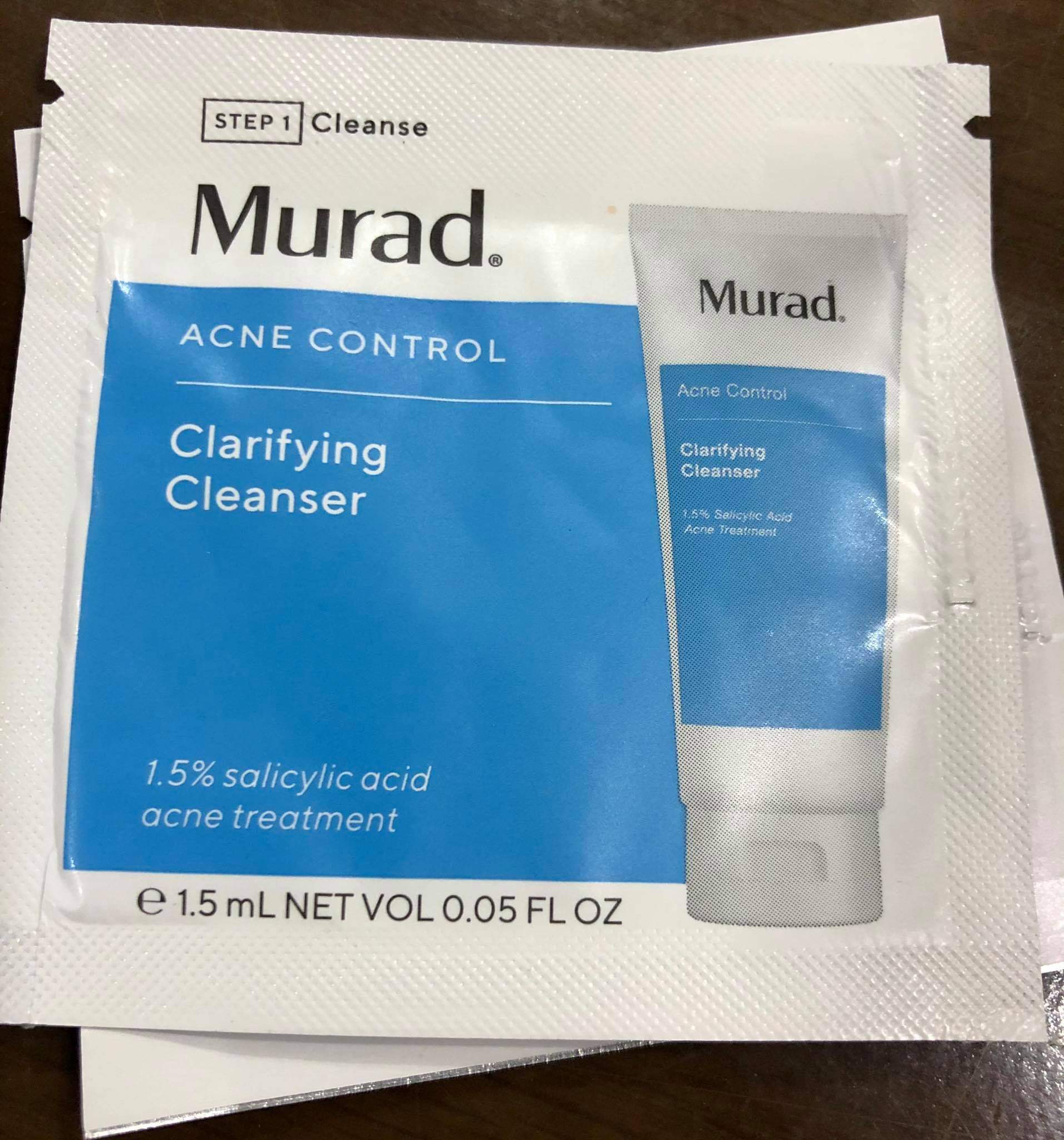 Sample Sữa Rửa Mặt Cho Da Mụn Acne Control Clarifying Cleanser 1.5ml Mỹ
