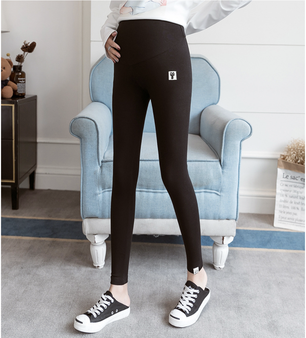Quần Legging Bầu Lót Lông siêu ấm