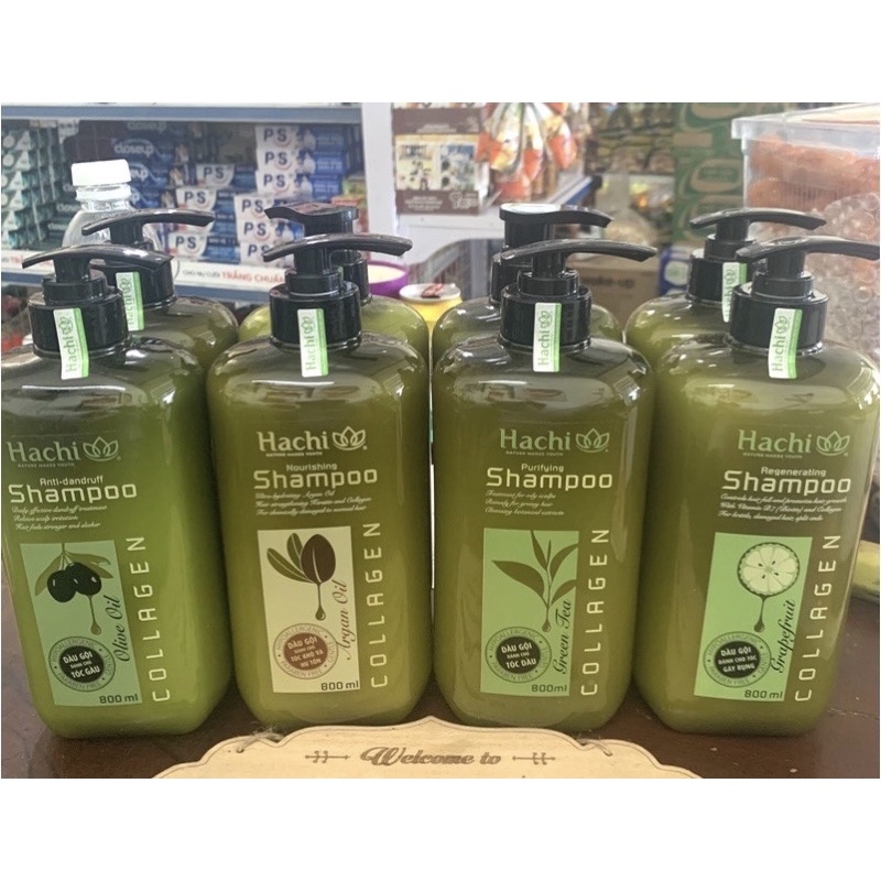 Dầu Gội/Xả Hachi 800Ml