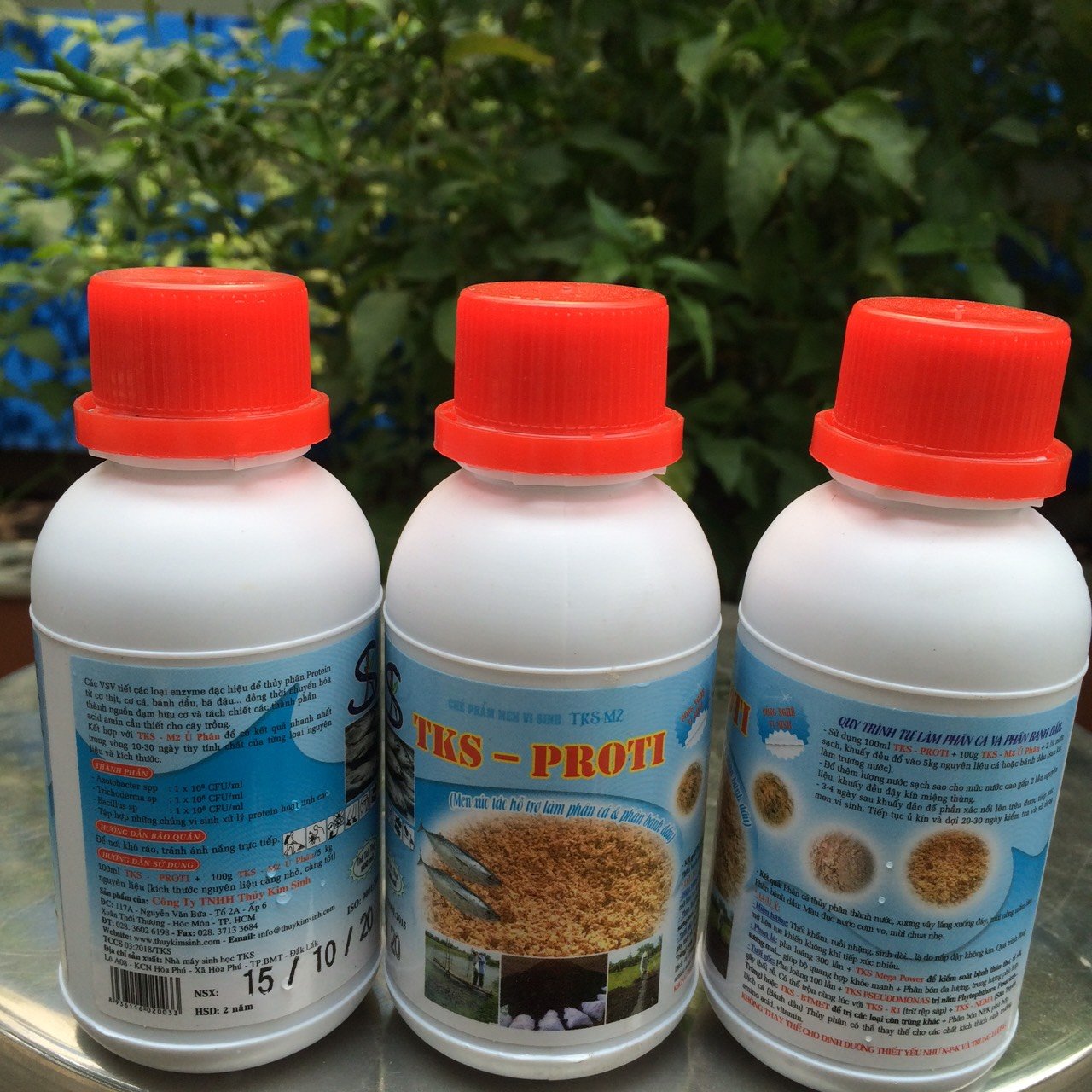 TKS – PROTI: MEN XÚC TÁC Ủ PHÂN CÁ VÀ PHÂN BÁNH DẦU