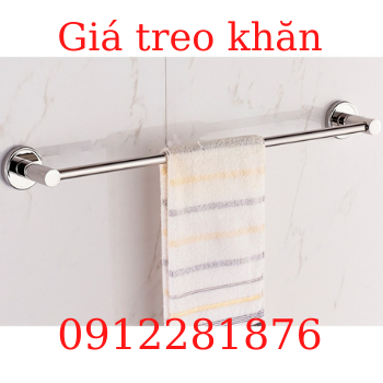 Giá Treo Khăn Đơn Inox Dài 80cm