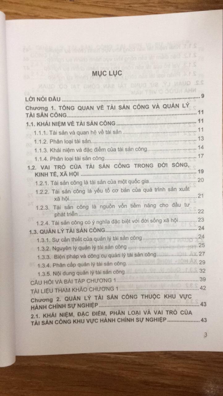 Giáo Trình Quản Lý Tài Sản Công