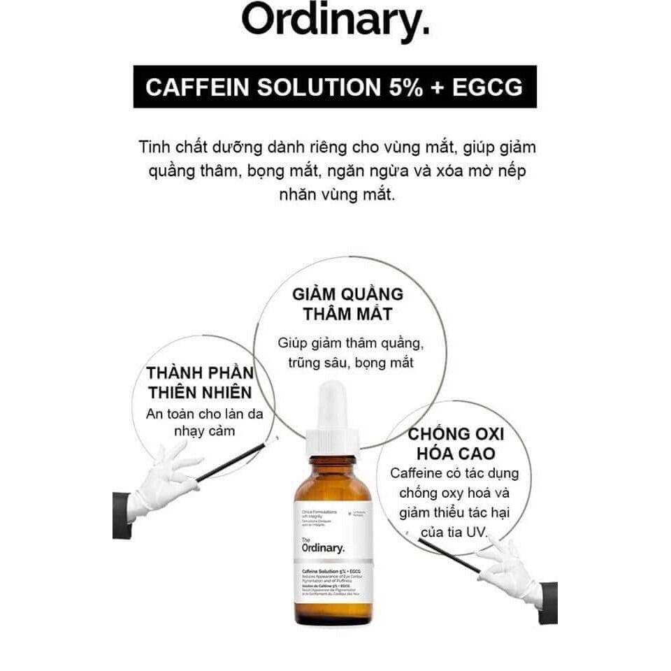 (Voucher 12%)[𝓞𝓻𝓭𝓲𝓷𝓪𝓻𝔂]Serum giảm quầng thâm mắt Caffeine Solution 5%+EGC