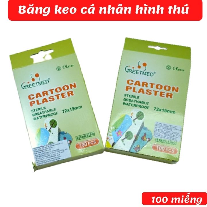 Băng keo cá nhân hình dễ thương Greetmed-  Kiến Lửa