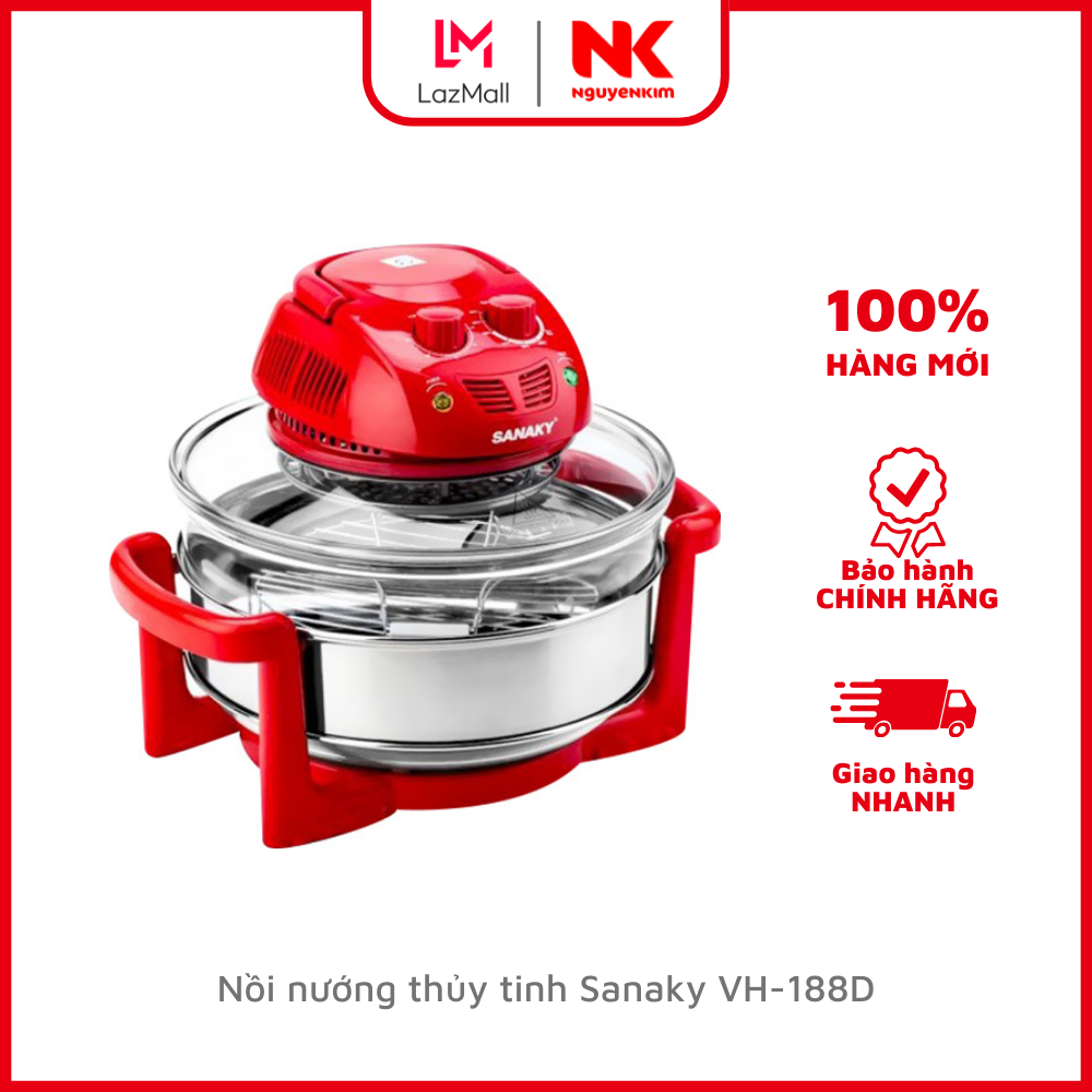 Nồi nướng thủy tinh Sanaky VH-188D