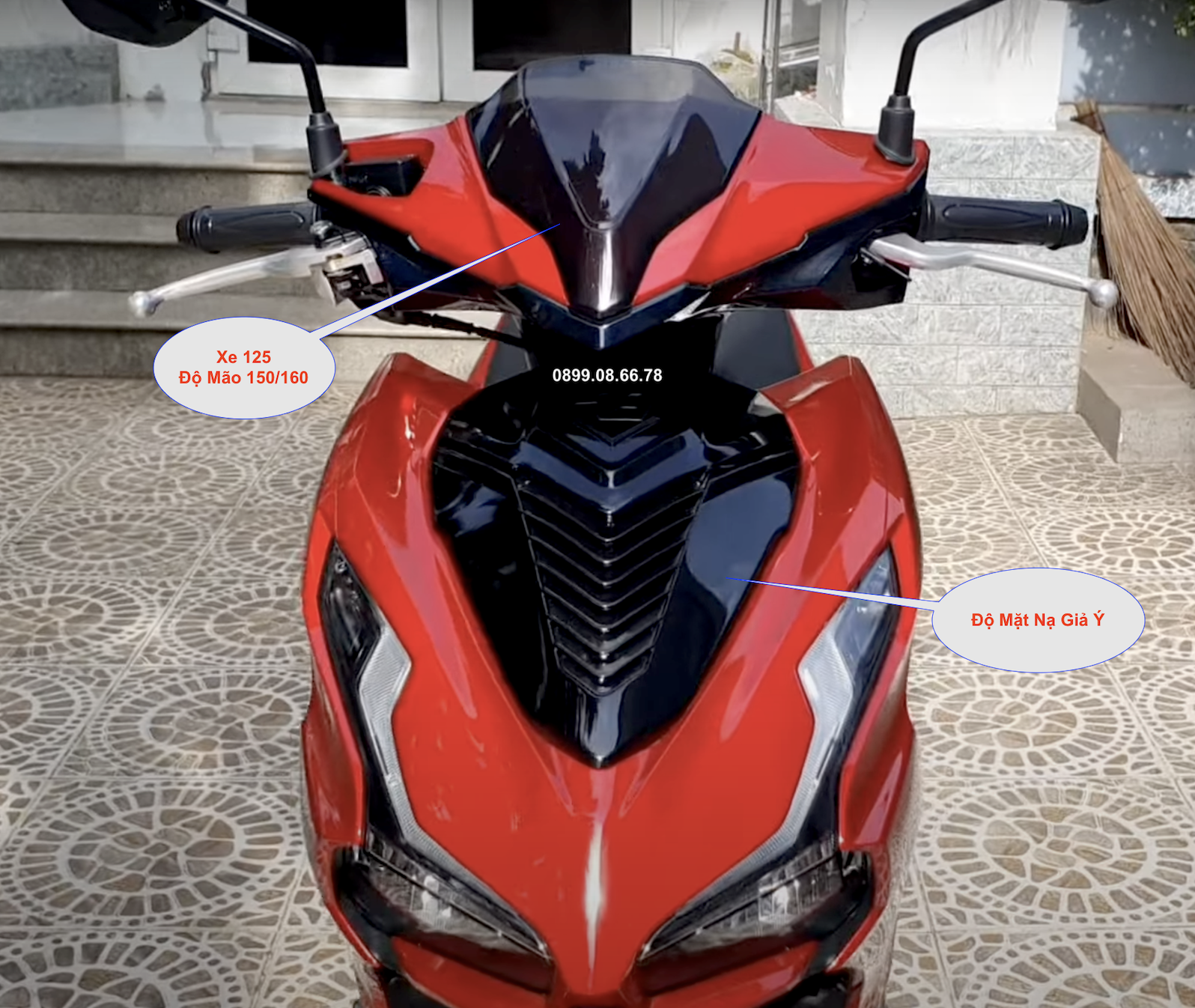 Ốp Viền Đèn Trước Honda Air Blade 2020