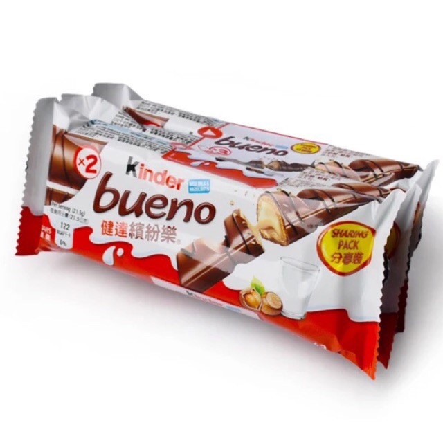 combo 5 GÓI Bánh Chocolate Nhân Hạt Dẻ Kinder Bueno 43g