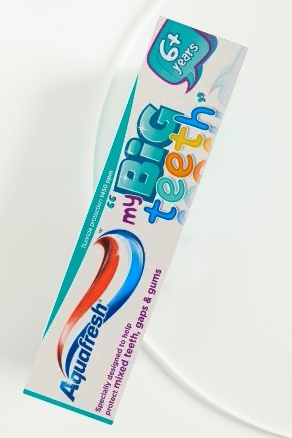 Kem Đánh Răng Trẻ Em Aquafresh Big Teeth 6Tuổi+ 50ml