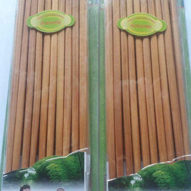 10 đôi đũa tre cao cấp cao phong. đtvm
