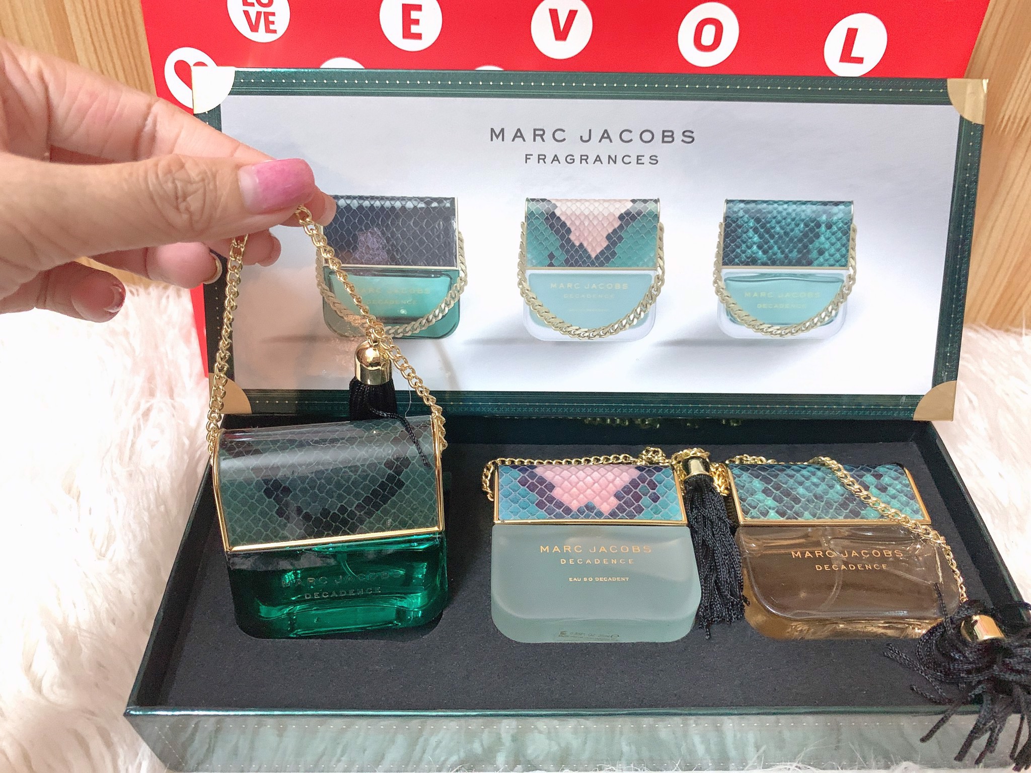 set nước hoa túi xách