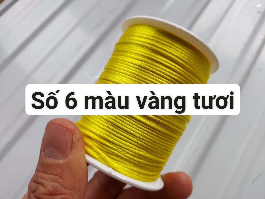 Bán lẻ 5 mét dây tim dày 1.5mm (1/2 bảng màu)