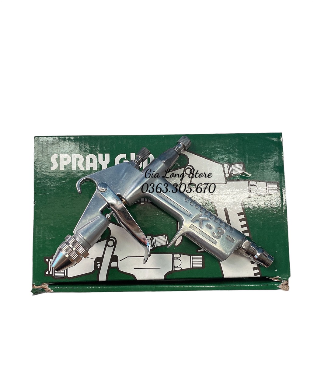DỤNG CỤ PHUN SƠN MINI K3 , ĐẦU PHUN 0.6MM