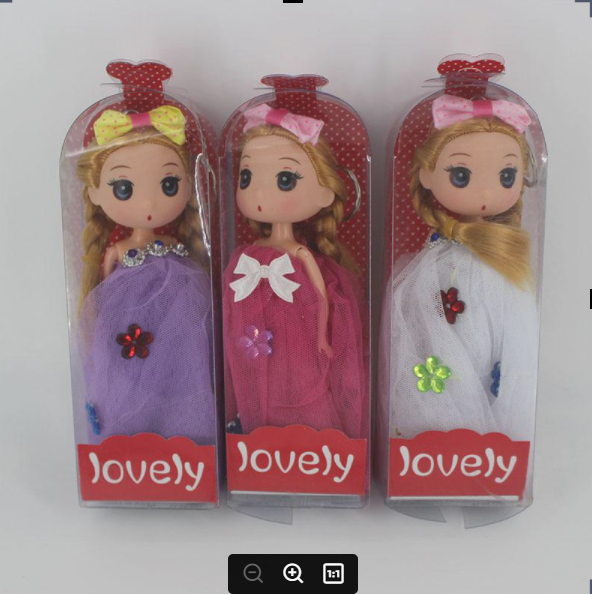 Đồ chơi bé gái  Búp bê ChiBi - Có móc khóa Minidoll