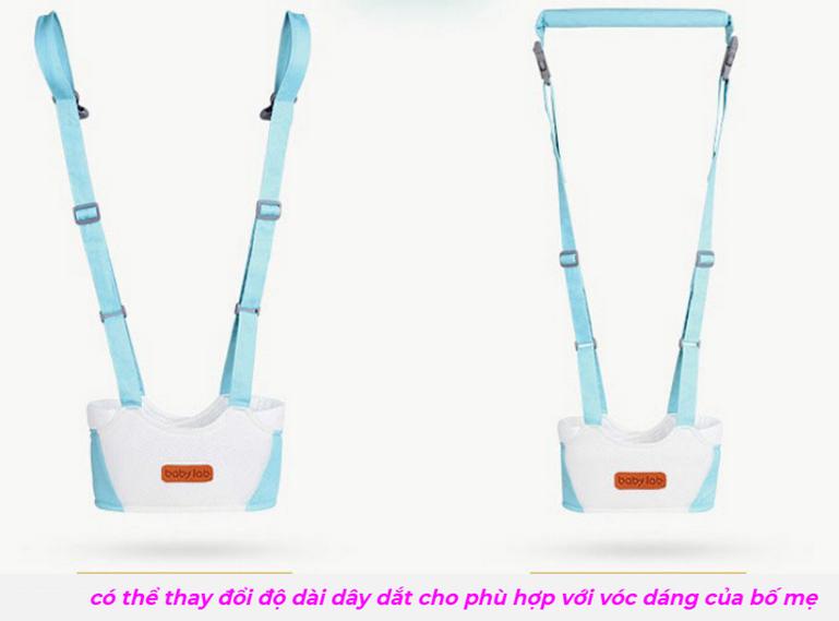 Đai tập đi cho bé BabyLab BL8902 USA (xám)