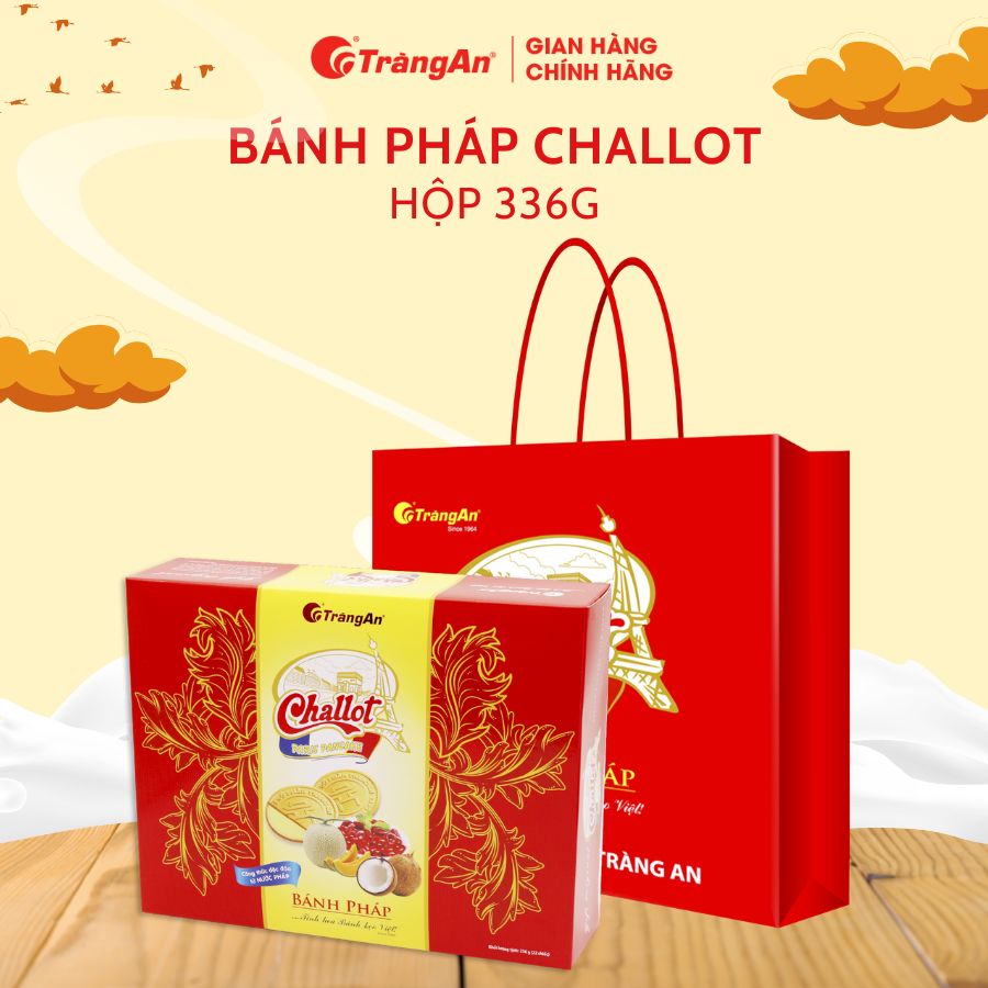 Bánh Pháp Challot hộp 336G chính hãng Tràng An