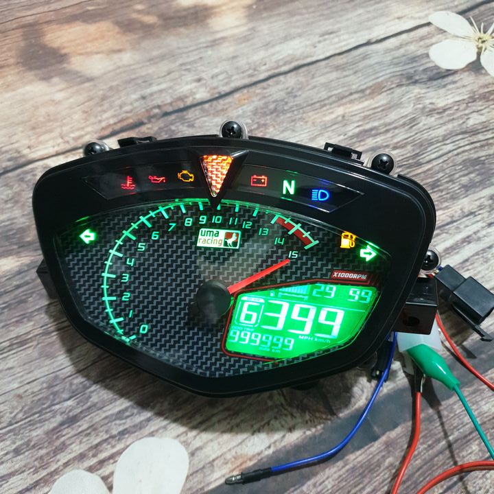 [ƯU ĐÃI BẤT NGỜ ] Đồng hồ điện tử cho xe máy KOSO Có Vân gắn SIRIUS - EXCITER full chức năng