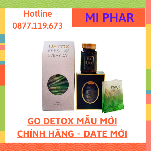 Combo go detox mẫu mới nhất - trà giảm cân combo godetox