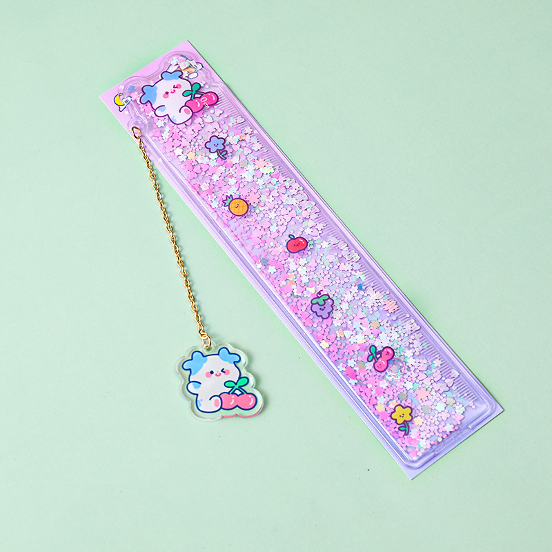 Ruler Korean texturized beads tinsel sparkling motion bundled wire accessories lovely-beyou