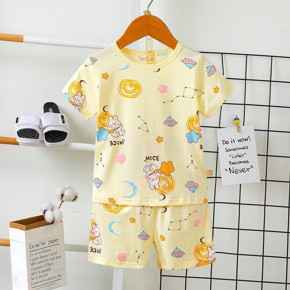 bộ cộc tay bé gái xuất Hàn siêu dễ thương