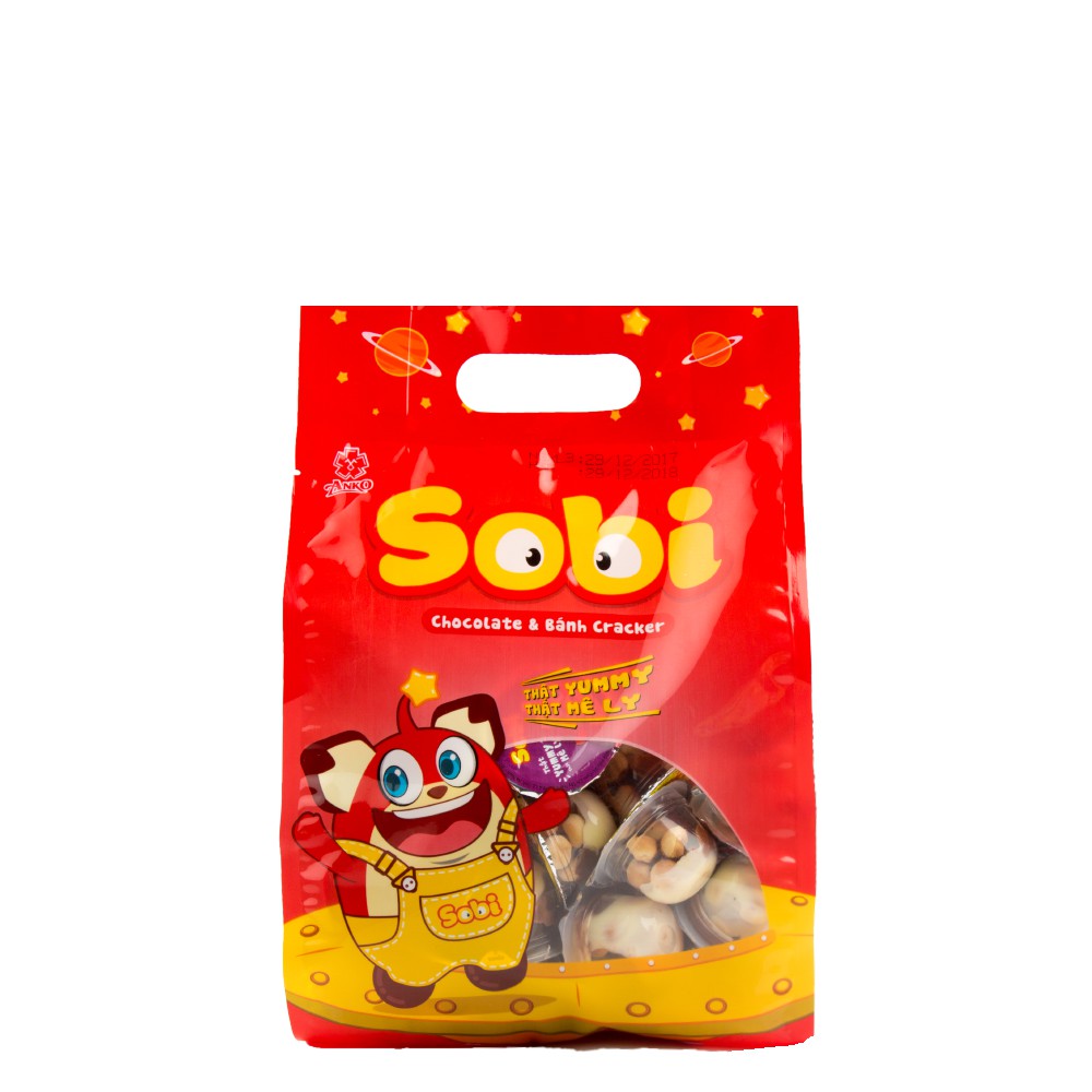 Kẹo sobi chấm socola gói 320g bé thích mê