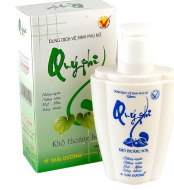 Dung dịch vệ sinh phụ nữ Qúy Phi Xanh Sao Thái Dương ( 120ml)