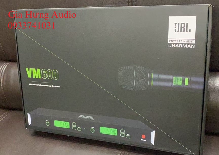 [HCM]Micro không dây cao cấp Micro JBL V600 tiếng nhẹ mẫu mới 2021