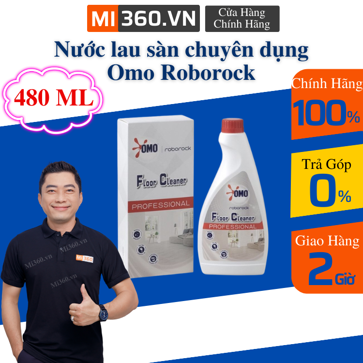 Nước lau sàn chuyên dụng Omo Roborock - Roborock VN Official Site