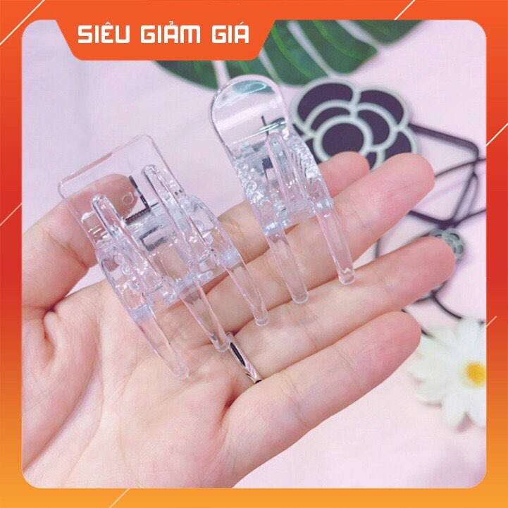 Combo 5 kẹp tóc càng cua 3 răng trong suốt Cao Cấp