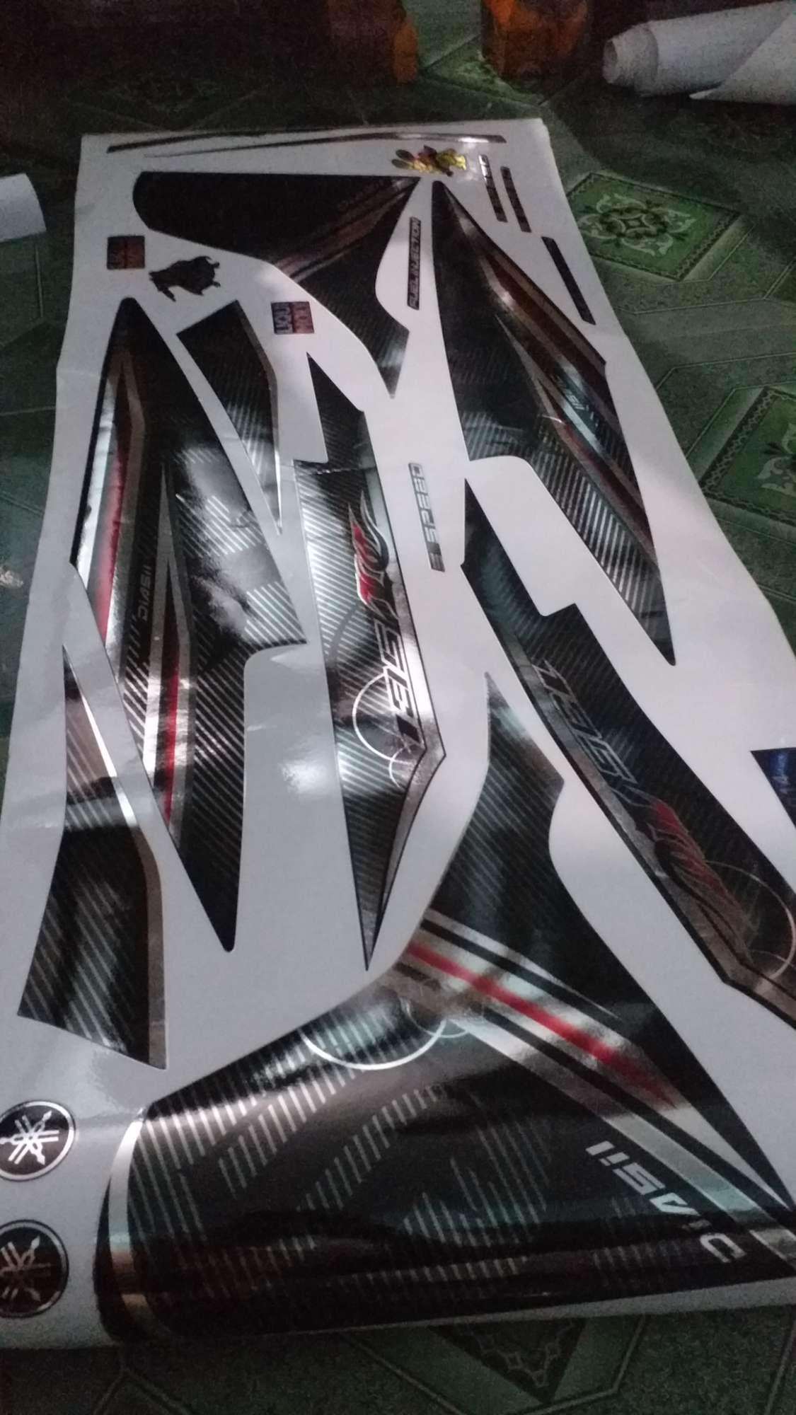 Tem rời crom dán xe ex 135