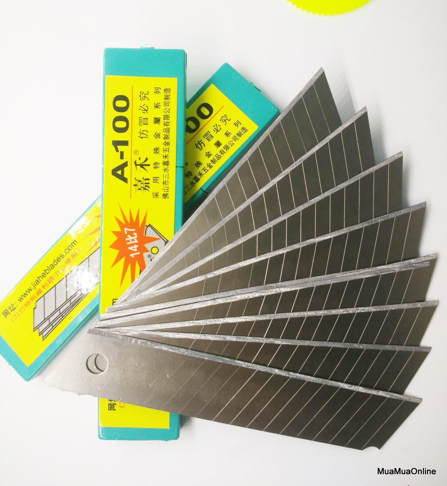 Bộ 10 Lưỡi Dao Rọc Giấy Cao Cấp