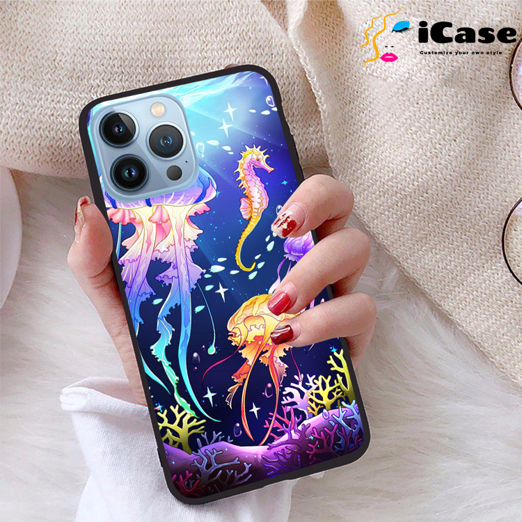 Ốp lưng iPhone 13 Pro Max viền dẻo TPU BST Sea