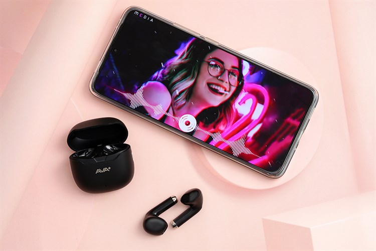 Tai nghe Bluetooth TWS AVA+ FreeGo A20 Đen ( hàng trưng bày )