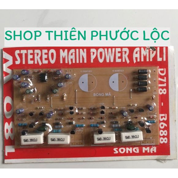 MẠCH AMPLY CÔNG SUẤT 4 SÒ 180W- 2 KÊNH