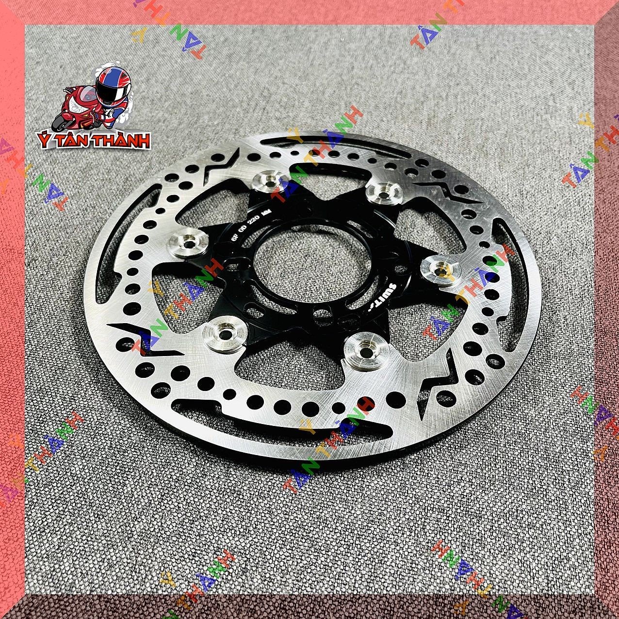 Đĩa thắng Swit lòng nhôm 220mm MS02