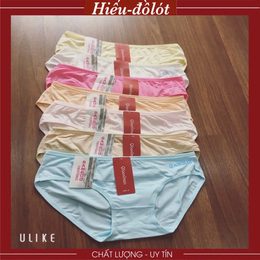 Combo 10 Quần Lót Cotton Co Dãn 4 Chiều Bamboo Qiaoniman