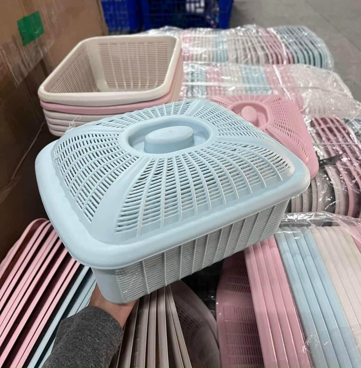 RỔ VUÔNG CÓ NẮP VIỆT NHẬT