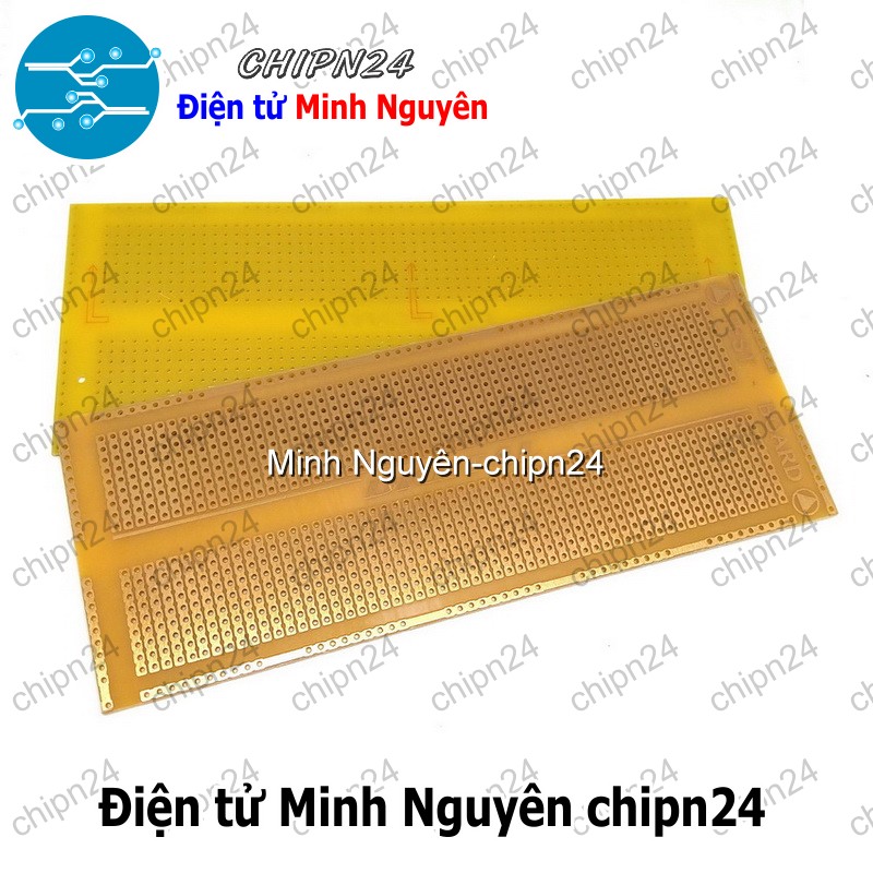 [1 tấm] Testboard cắm hàn 1 mặt 7x16cm (Mạch thường) (Board đồng đục lỗ PCB) - [Chọn Loại] - HHH.00003