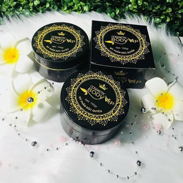 Bộ 5 Kem dưỡng da toàn thân Body VIP trắng da mịn màng, thẩm thấu nhanh 150ml