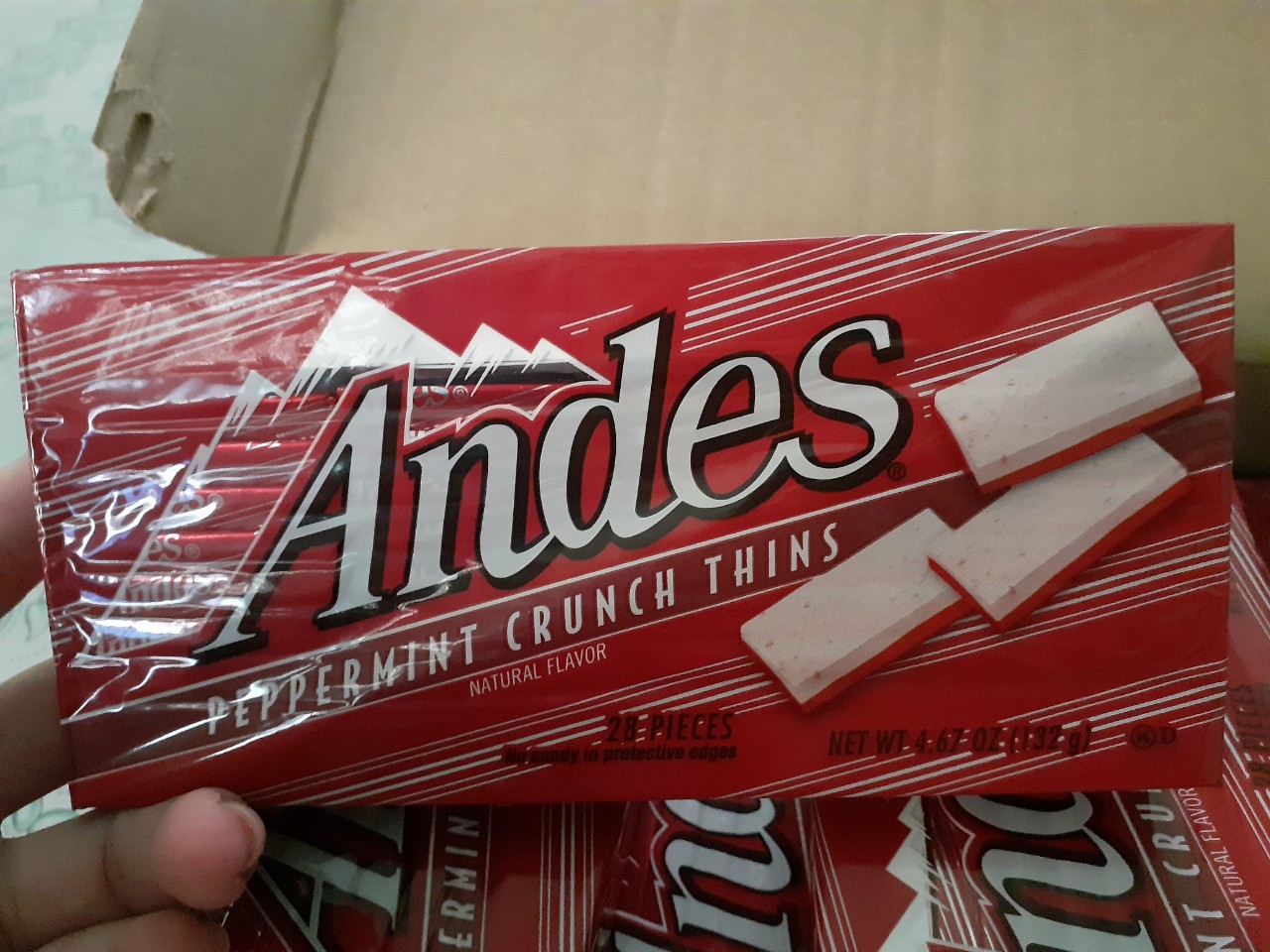 [HCM]Kẹo Andes Bạc Hà Mỹ 132g
