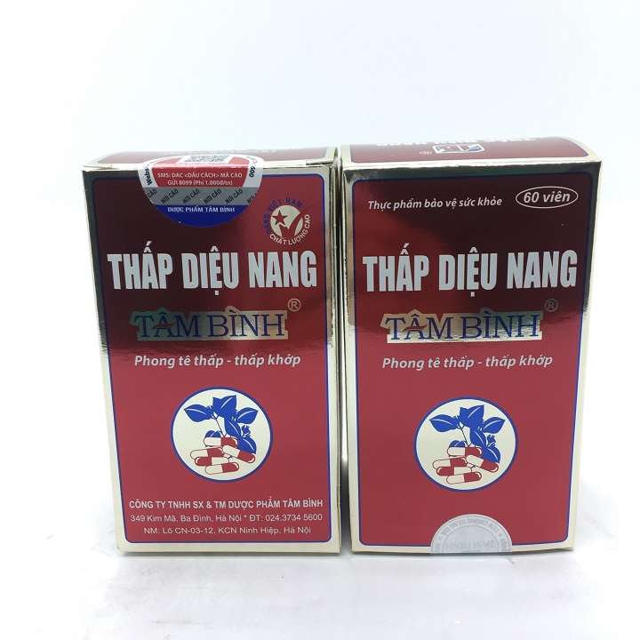 THẤP DIỆU NANG TÂM BÌNH lọ 60 viên