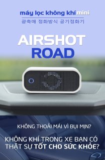 Máy lọc không khí Mini AIRSHOT ROAD - Siêu lọc bụi thumbnail