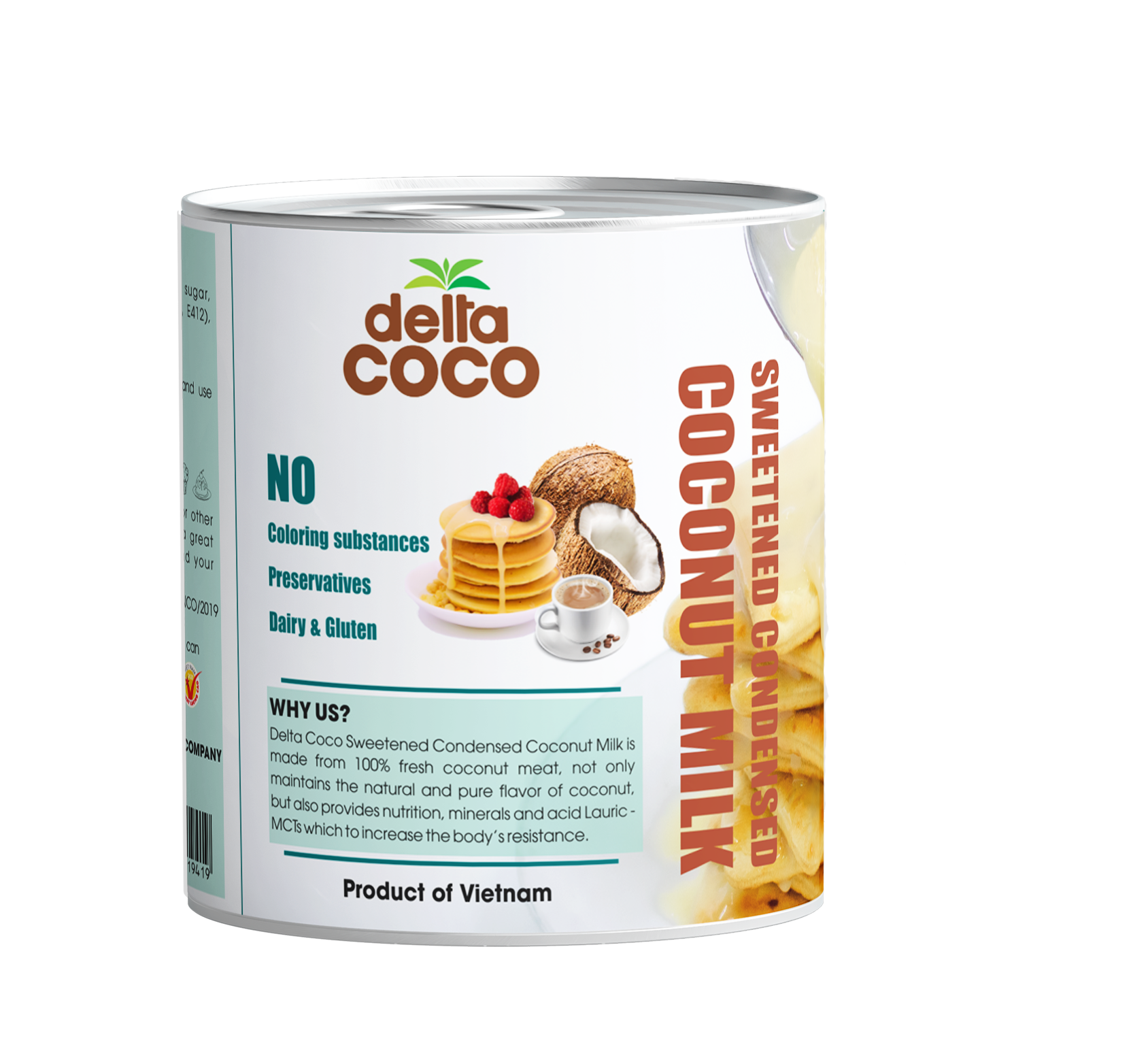 Creamer Dừa Béo Đặc Delta Coco 300gr