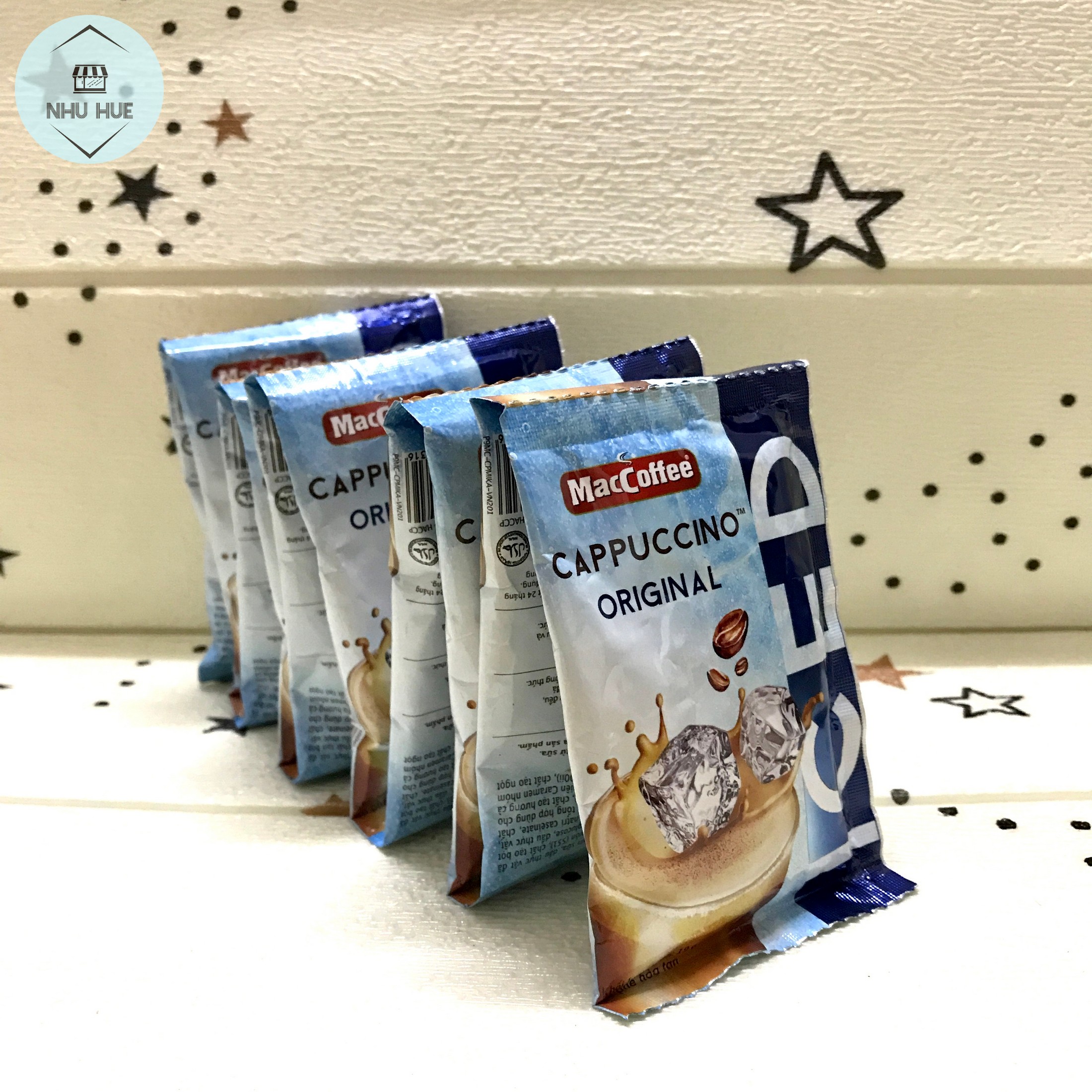 Cà phê MacCoffee Cappuccino (10 gói x 19 g)