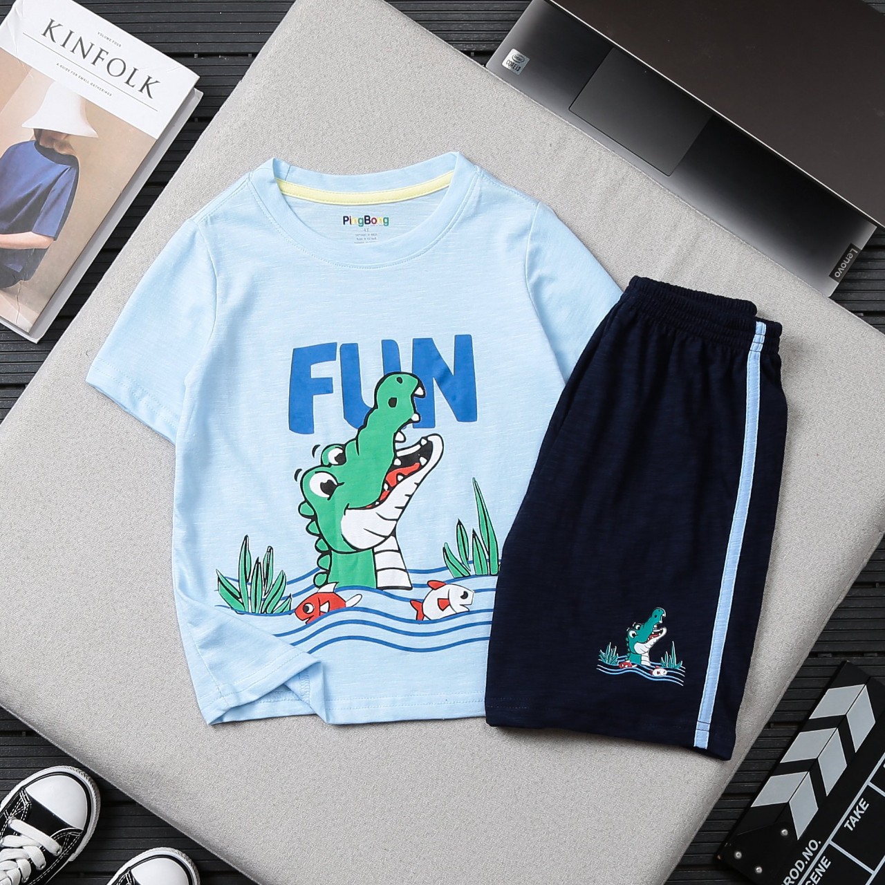 Bộ đồ bé trai VNXK thun cotton 100% (Size 10-52kg)