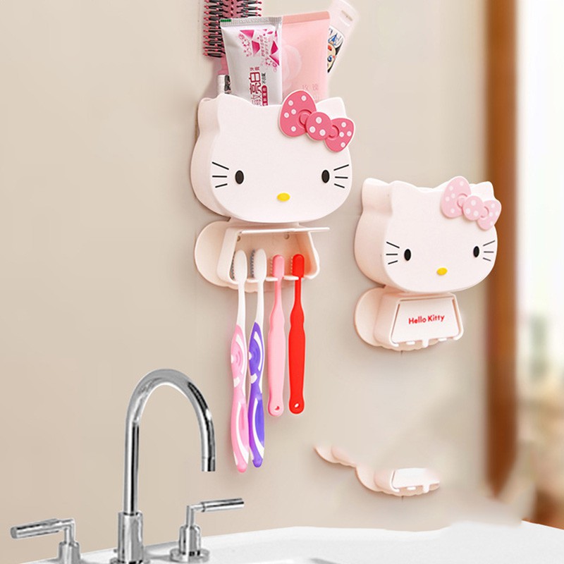 BÁO GIÁ Kệ Đựng Bàn Chải | Shopee Lazada Sendo Tiki mới nhất 34 KỆ ĐỰNG BÀN CHẢI ĐÁNH RĂNG HELLO KITTY