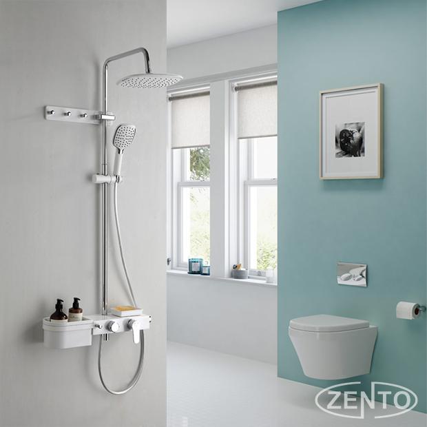 Bộ sen cây nóng lạnh Luxury Shower ZT8023-White