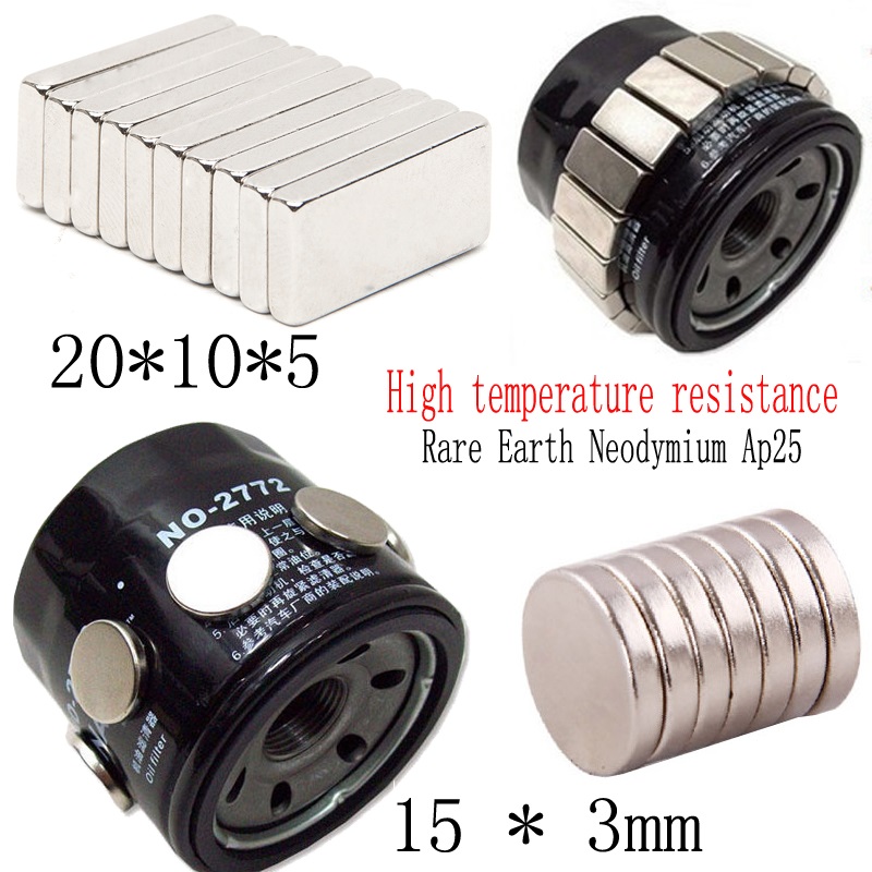 Combo 5 viên nam châm vĩnh cửu 15x3 mm