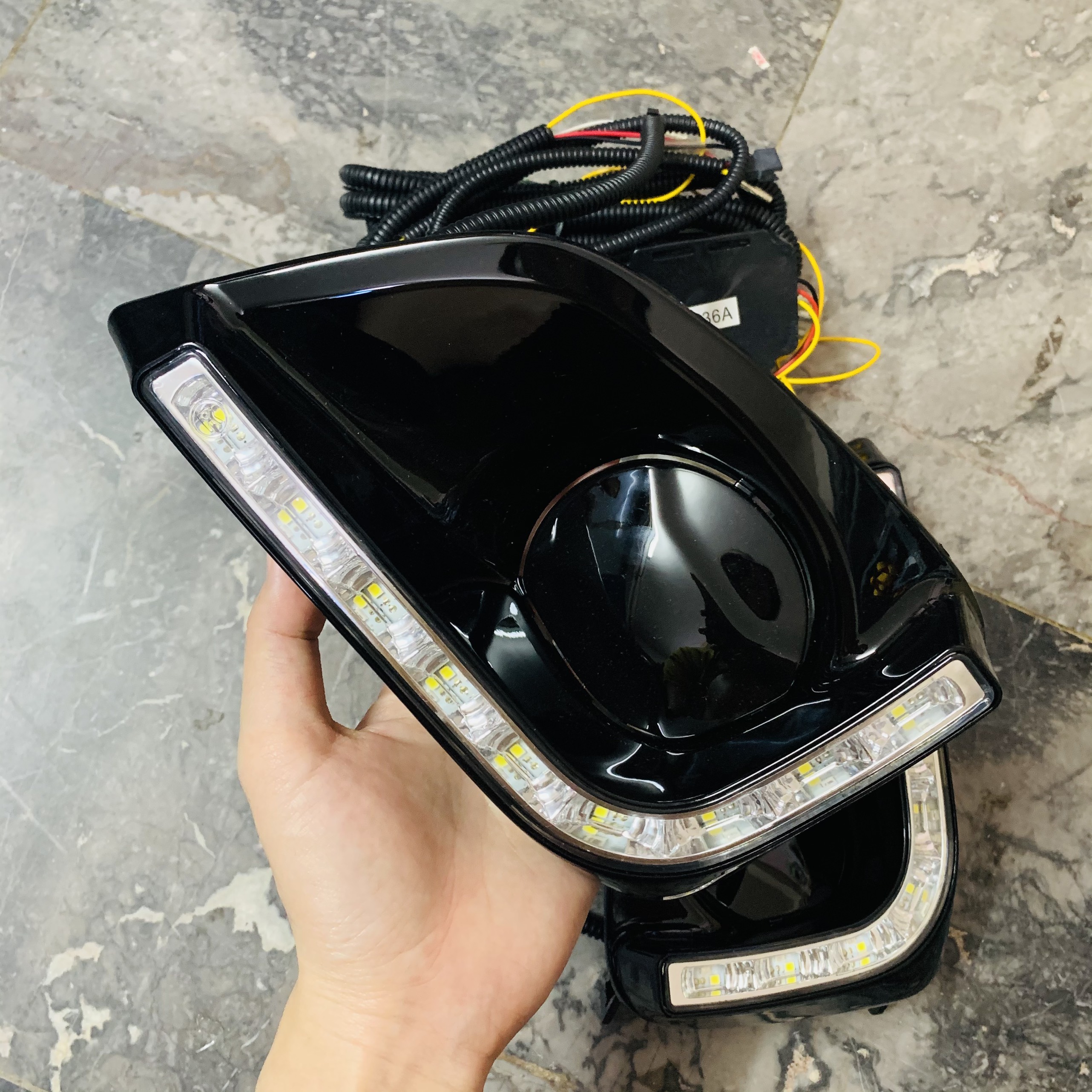 Bộ  Đèn Led Sương Mù Xe Vios 2014